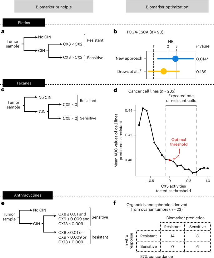  優(yōu)化用于預測泛癌種化療耐藥性的生物標志物