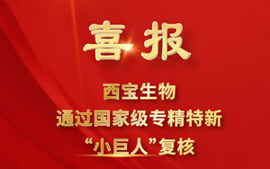 榮耀再續(xù)！西寶生物順利通過2025年國家專精特新“小巨人”復核