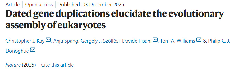 基于年代的基因復(fù)制事件揭示了真核生物的進(jìn)化組裝過(guò)程