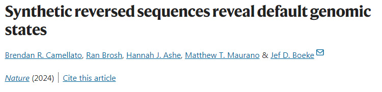 反向合成序列揭示默認(rèn)的基因組狀態(tài)