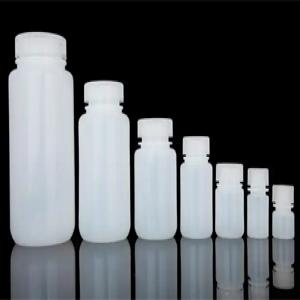 250ml廣口試劑瓶本白色HDPE,滅菌